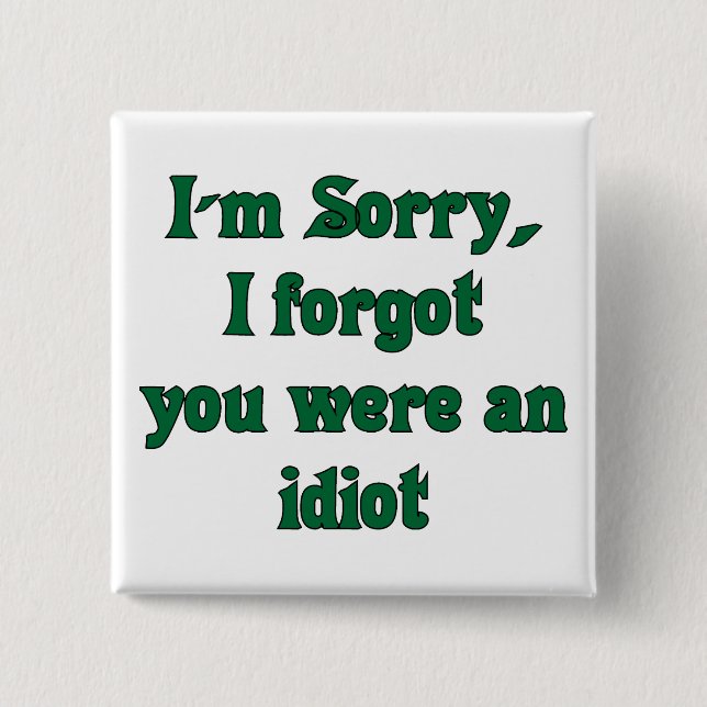 Knappen Förlåt Knapp (Framsida)