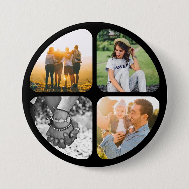 Knappen Fot Pin (4 foton) Knapp (Framsida)