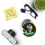Knappen Fotosport för anpassningsbar/fäst fotboll Knapp<br><div class="desc">Stöder ditt barns idrottssträvanden med den här anpassningsbarnas idrottstapp. Underbar för övernattning! Finns i olika storlekar. Många alternativ att anpassa.</div>