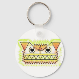 Knappen Fräcka, Arg, Hund Nyckelring