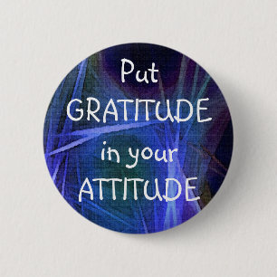 Knappen FRACTAL ART GRATITUDE Knapp