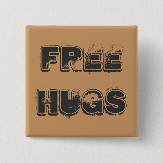 Knappen Free Hugs Knapp (Framsida)