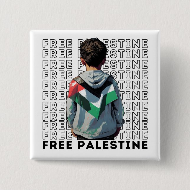 Knappen Free Palestine Knapp (Framsida)