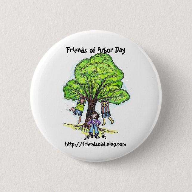 Knappen Friends of Arbor Day Knapp (Framsida)