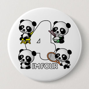 Knappen FYRA PANDAS Knapp