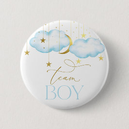 Knappen gender Reveal, knappen Team Boy Blue Knapp