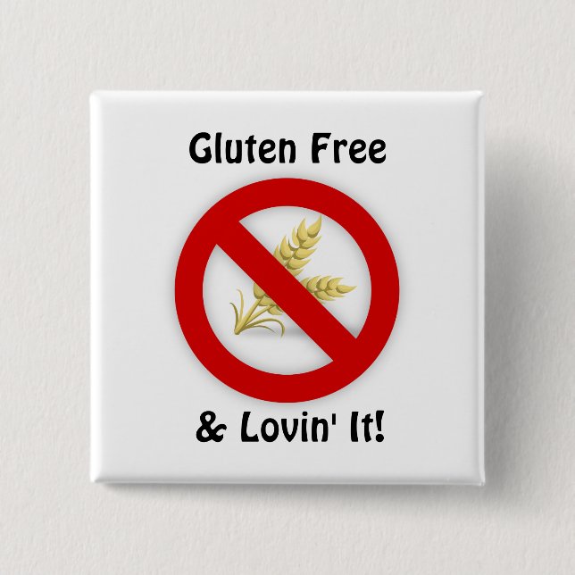 Knappen Gluten Free & Lovin'it Knapp (Framsida)