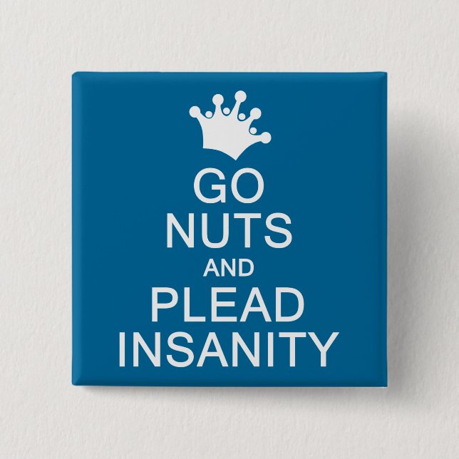 Knappen GO NÖT anpassningsbar färg Knapp (Framsida)