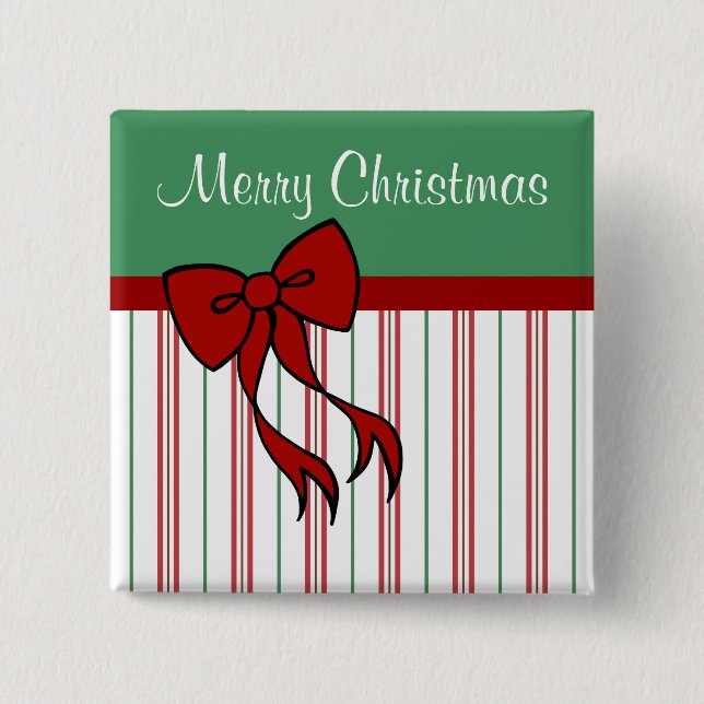 Knappen god jul för närvarande knapp (Framsida)