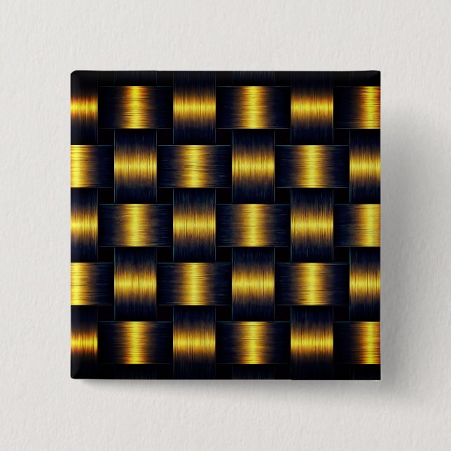 Knappen Golden Lattice Guld Knapp (Framsida)