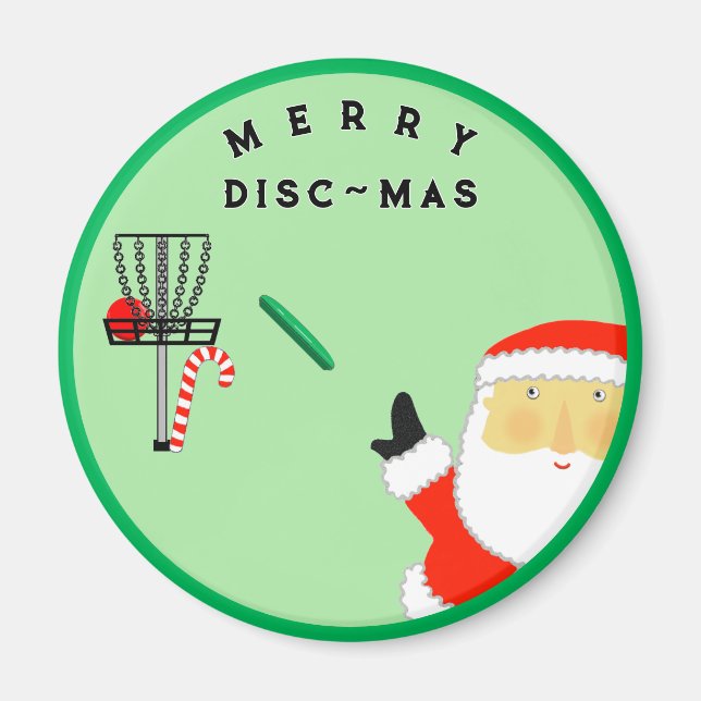 Knappen Golf Stocking Stuffer Magnet (Framsidan)
