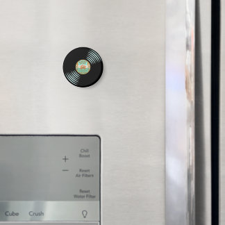 Knappen Gorst Records Retro Stil Magnet