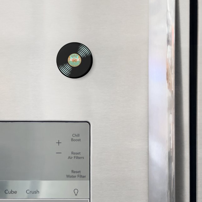 Knappen Gorst Records Retro Stil Magnet (In Situ (Fridge))