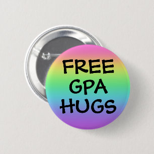 Knappen Gpa Hugs Rainbow gratis Knapp