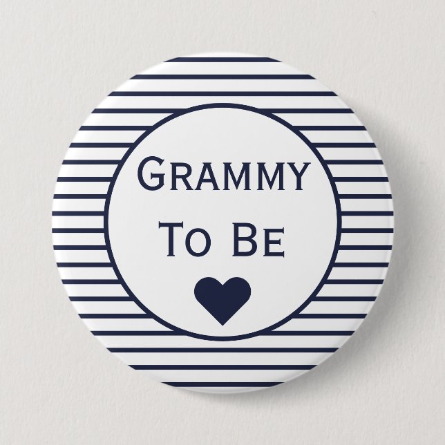 Knappen Grammy to be Baby Shower Knapp (Framsida)
