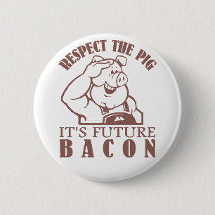 Knappen gris TO BACON anpassningsbar färg Knapp