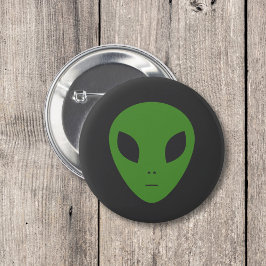 Knappen grönt Alien Knapp