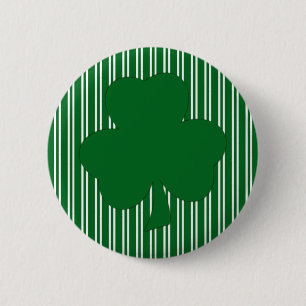 Knappen grönt stripe Shamrock Knapp