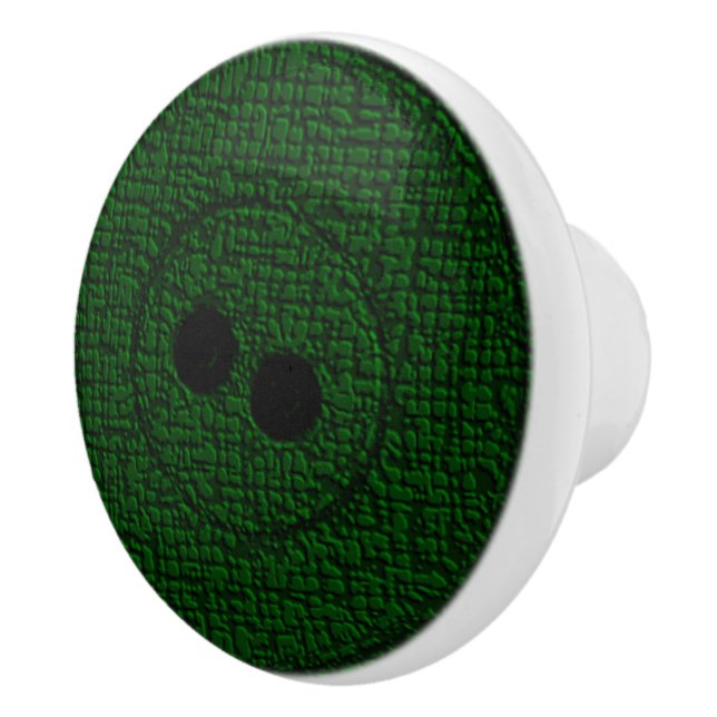Knappen grönt texturerad knopp (Höger)