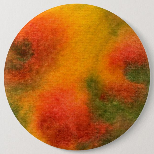 Knappen Gult Cosmos Abstrakt Art Knapp (Framsida)