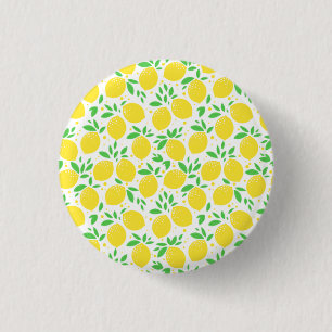 Knappen gult Lemons Knapp