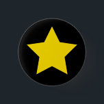 Knappen gult stjärna knapp<br><div class="desc">En enkel gult med svart bakgrund</div>