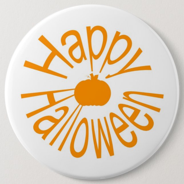 Knappen happy halloween knapp (Framsida)