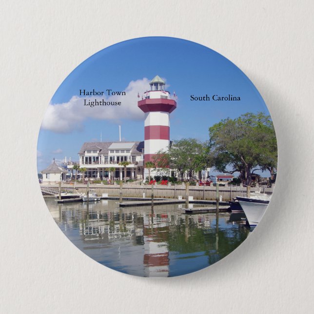 Knappen Harbour Town Lighthouse Knapp (Framsida)