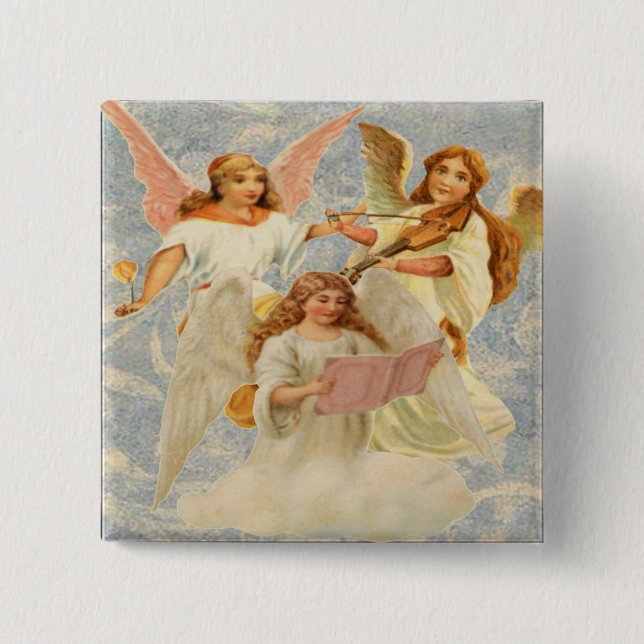 Knappen himmelskt Änglar Knapp (Framsida)