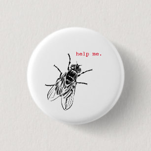 Knappen "Hjälp mig" för Housefly Knapp