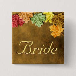 Knappen höst löv knapp