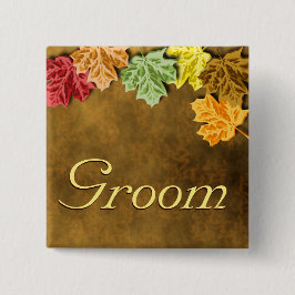 Knappen höst löv knapp