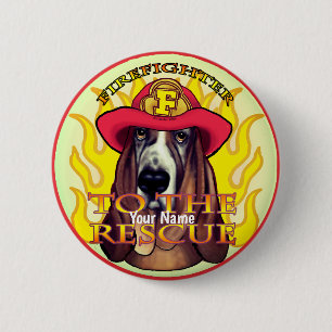 Knappen Hound Hund Firefighter Knapp