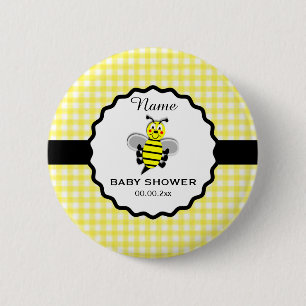 Knappen humla Baby Shower Knapp