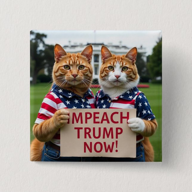 Knappen Impeach Trump Now Cat Knapp (Framsida)