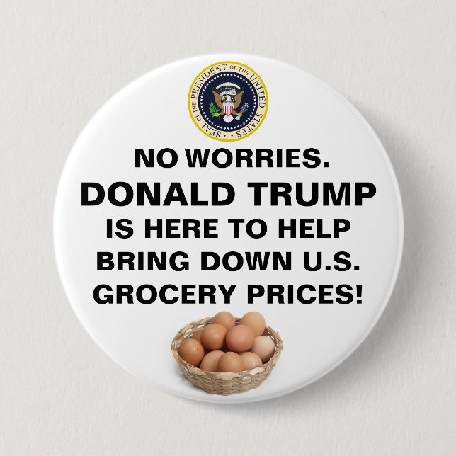 Knappen Inga bekymmer™ Knapp (Framsida)