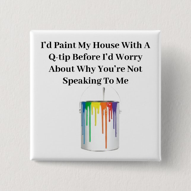 Knappen Ingen oro Knapp (Framsida)