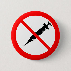 KNAPPEN "INTE VAXXED" KNAPP