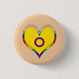 Knappen Intersex Pride Heart Knapp