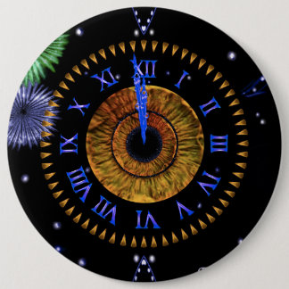 Knappen Iris Clock Bronze Knapp