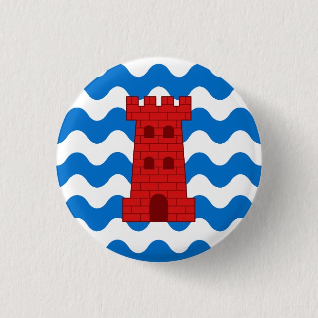 Knappen Isles Populace Badge Shire Knapp (Framsida)