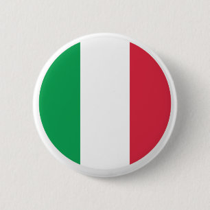 Knappen Italiensk Flagga Knapp