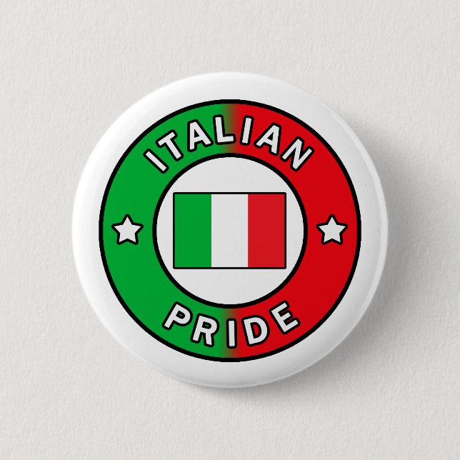Knappen Italienskt Pride Knapp (Framsida)
