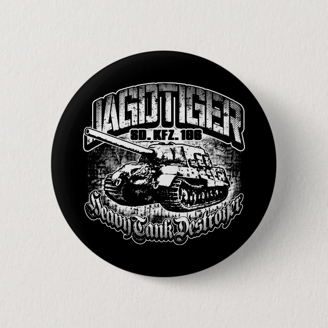 Knappen JAGDTIGER Round Knapp (Framsida)