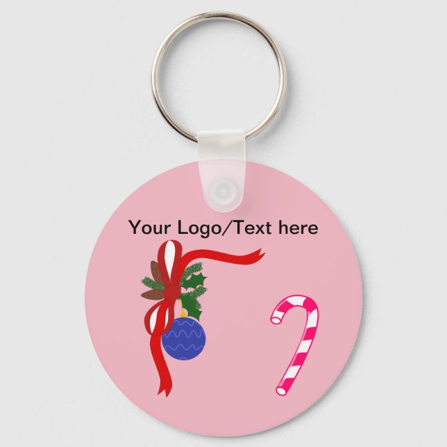 Knappen Jul - Nyckelkedja Nyckelring (Framsida)
