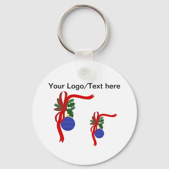 Knappen Jul - Nyckelkedja Nyckelring (Framsida)