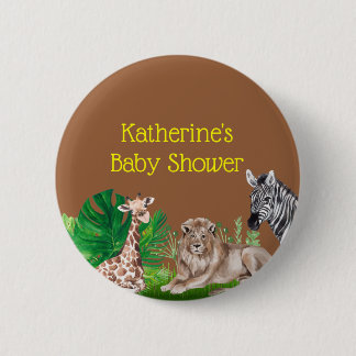 Knappen Jungle Safari Baby Shower Knapp