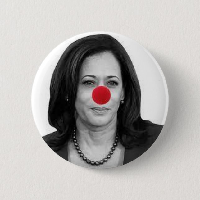 Knappen Kamala Clown Knapp (Framsida)