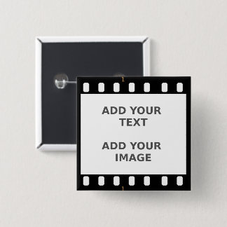 Knappen Kamera filmstrimlingsfilm Badge Namn brick Knapp