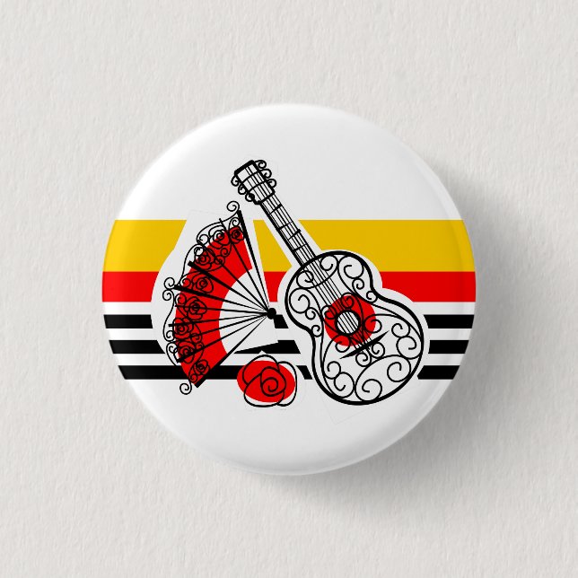 Knappen Klassisk syvenirs Classic Rand runda Knapp (Framsida)